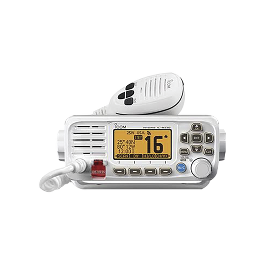 Reliable Marine Transceiver Top Performance Ultra Compact VHF (Without GPS Receiver)  White Color