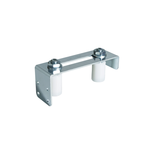 Affordable (247F) - Adjustable Guiding Plate / For sliding gates / Up to 3" / 2 Rollers / Galvanized