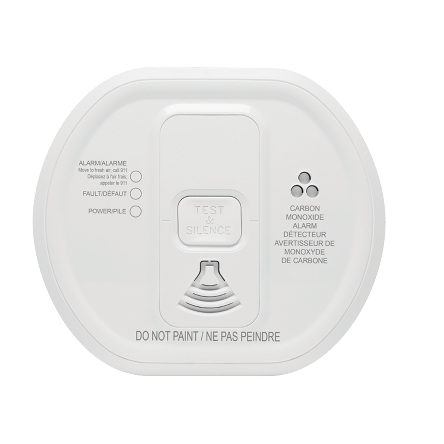 Reliable Wireless Carbon Monoxide Alarm / CO Detector / Encrypted Signal