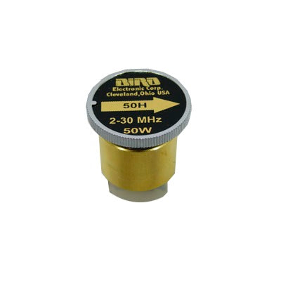 Top Quality 50 Watt for Wattmeter BIRD 43 in the 2 to 30 MHz Frequency Band., 7/8" Plug-in Element