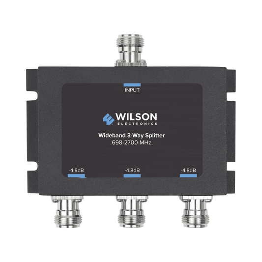 Advanced 50 Ohm, 3 Way Splitter, 700 - 2700 MHz, N Female Connector