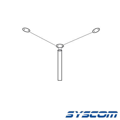 Advanced SYSCOM, HF Base Antenna, Frequency range: 2-30 MHz (request your frequency), Length: request your length., 300 W, Connector UHF male, cable 30 m / 98 ft RG58