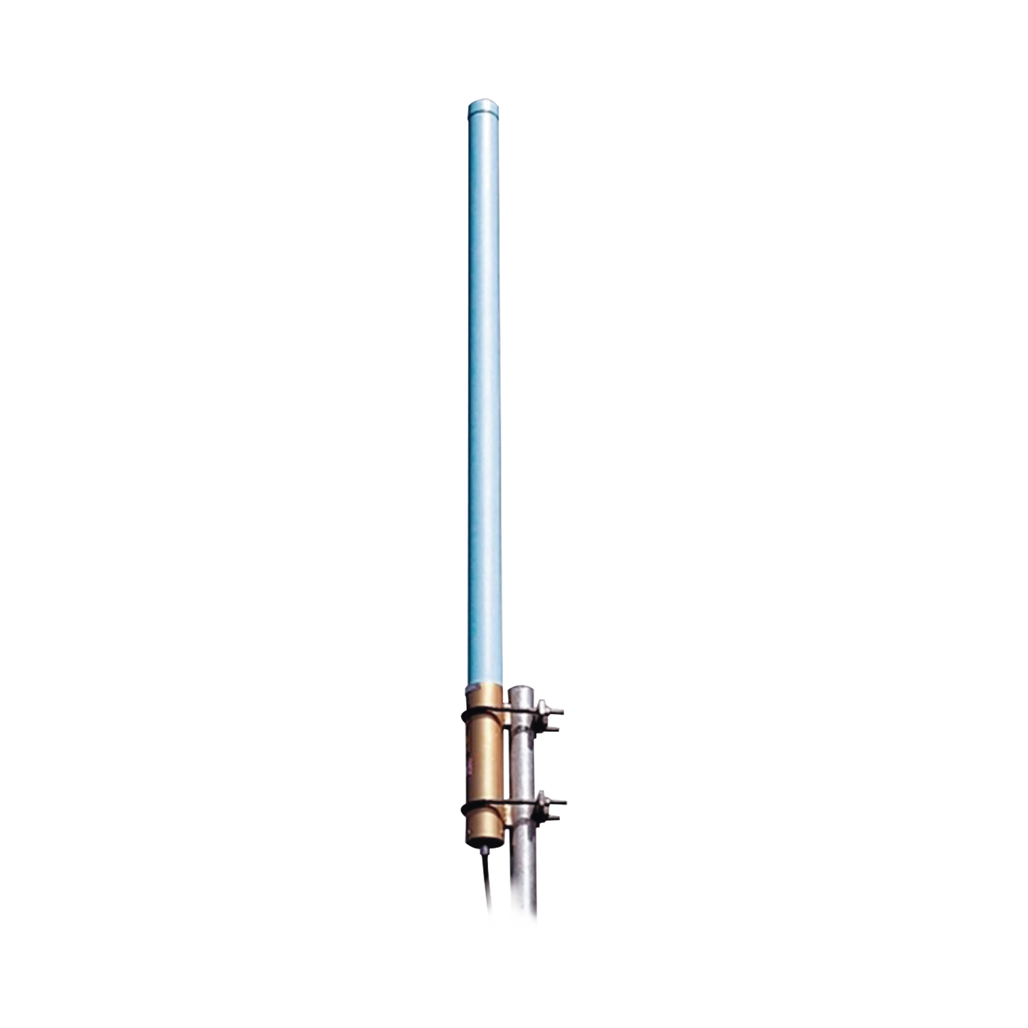 Reliable 148-174 MHz, 500 Watt, Collinear Fiber Glass Base Antenna, 2.5 dBd, N Female.