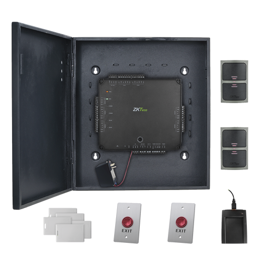 Best 2 Doors Access Control Kit / 5,000 Users / 10,000 Events / PoE / No Software Required