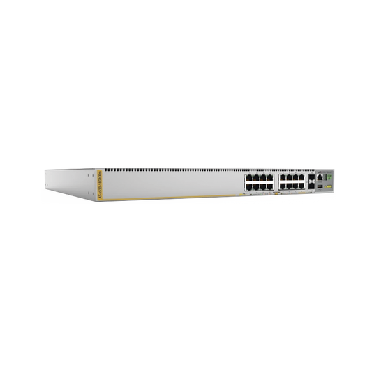 High Performance L3 Stackable Switch, 16x 100M/1/2.5/5G-T PoE++, 2x SFP+ ports and dual fixed PSU