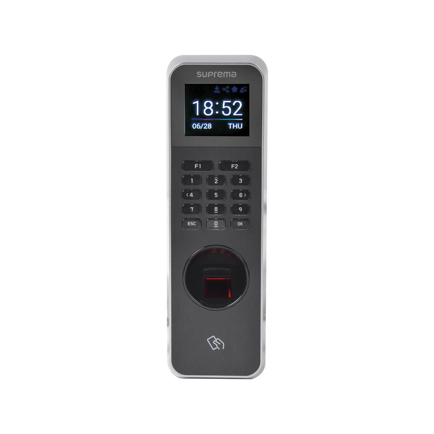 Advanced NFC and Bluetooth, MIFARE Plus, HID Prox & 13.56MHz MIFARE, DESFire/EV1, Fingerprint Reader IP67 with Keypad and Card Reader RFIDNFC and (125kHz EM, iCLASS SE/SR), FeliCa