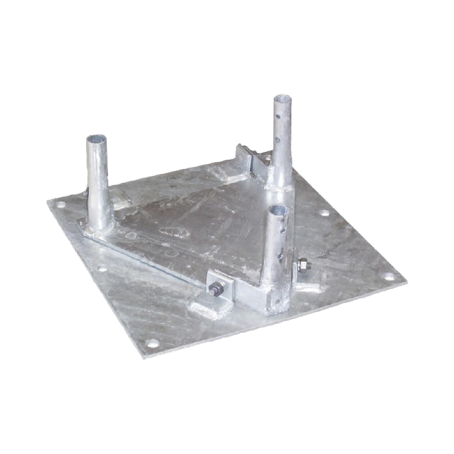 High Performance Tower Hinged Base Plate for 25G Section for Concrete Installation with Folding Accessory