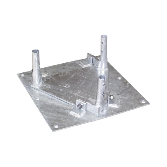 High Performance Tower Hinged Base Plate for 25G Section for Concrete Installation with Folding Accessory