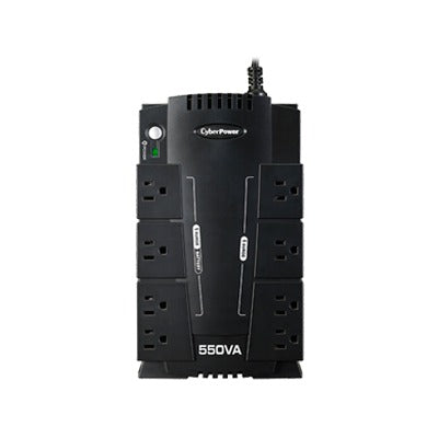 Reliable UPS 550 VA/ 330 W, Standby Topology,Input 120 Vac NEMA 5-15P, 8 Outlets NEMA 5-15R, Compact Gabinet Type