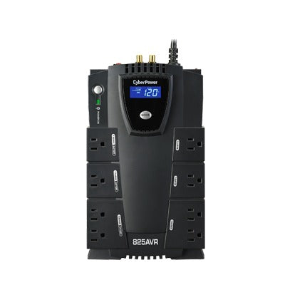 Top Quality LCD Smart Display, Compact, No-Break, Tel/Net/Coax Protection, 3 Years Warranty, 825VA UPS with AVR, 8 Connectors