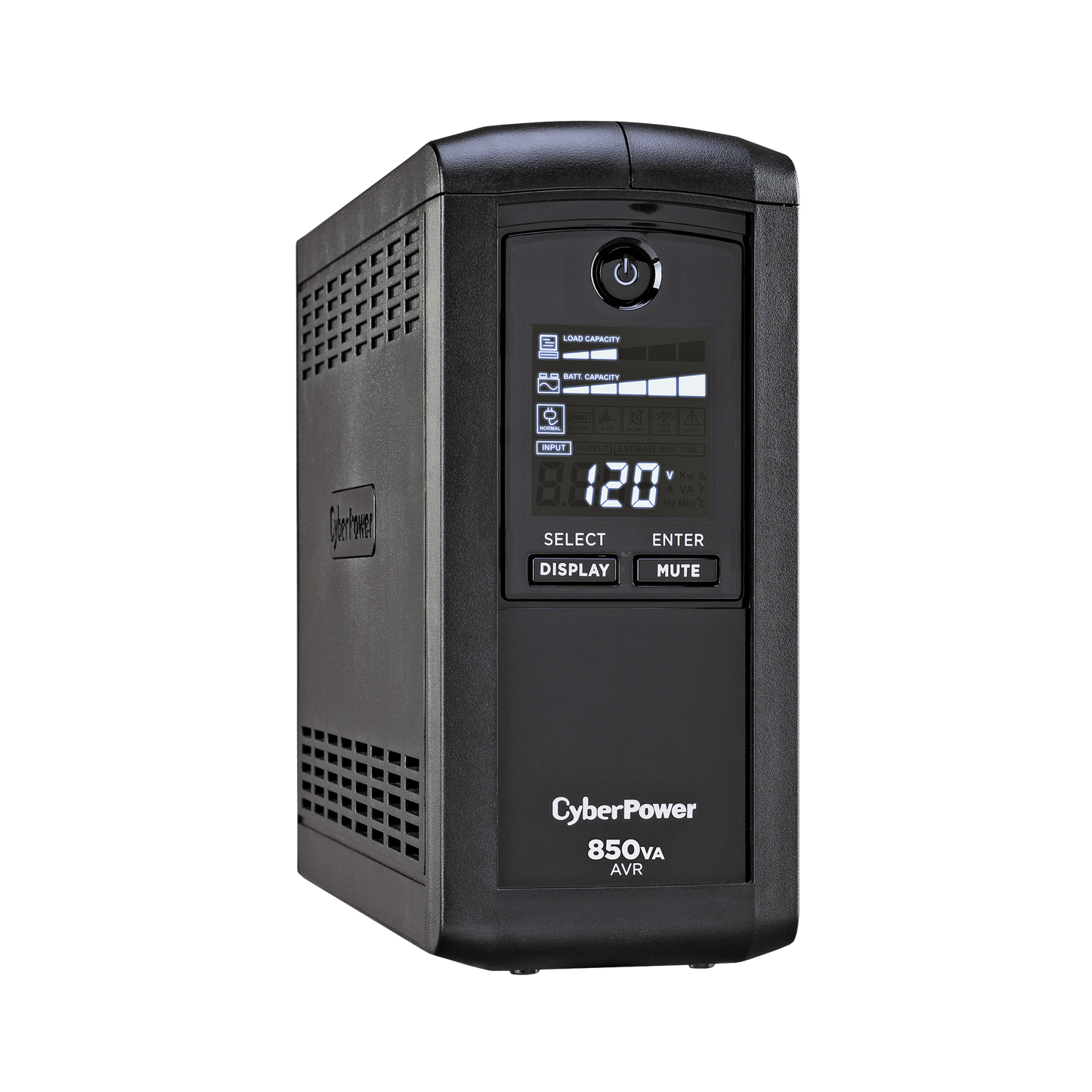 Affordable UPS 850VA / 510W / Smart LCD Display / Automatic Voltage Regulation (AVR) / 9 Outlets / Tel/Net/Coax Protection / 3 Years Warranty