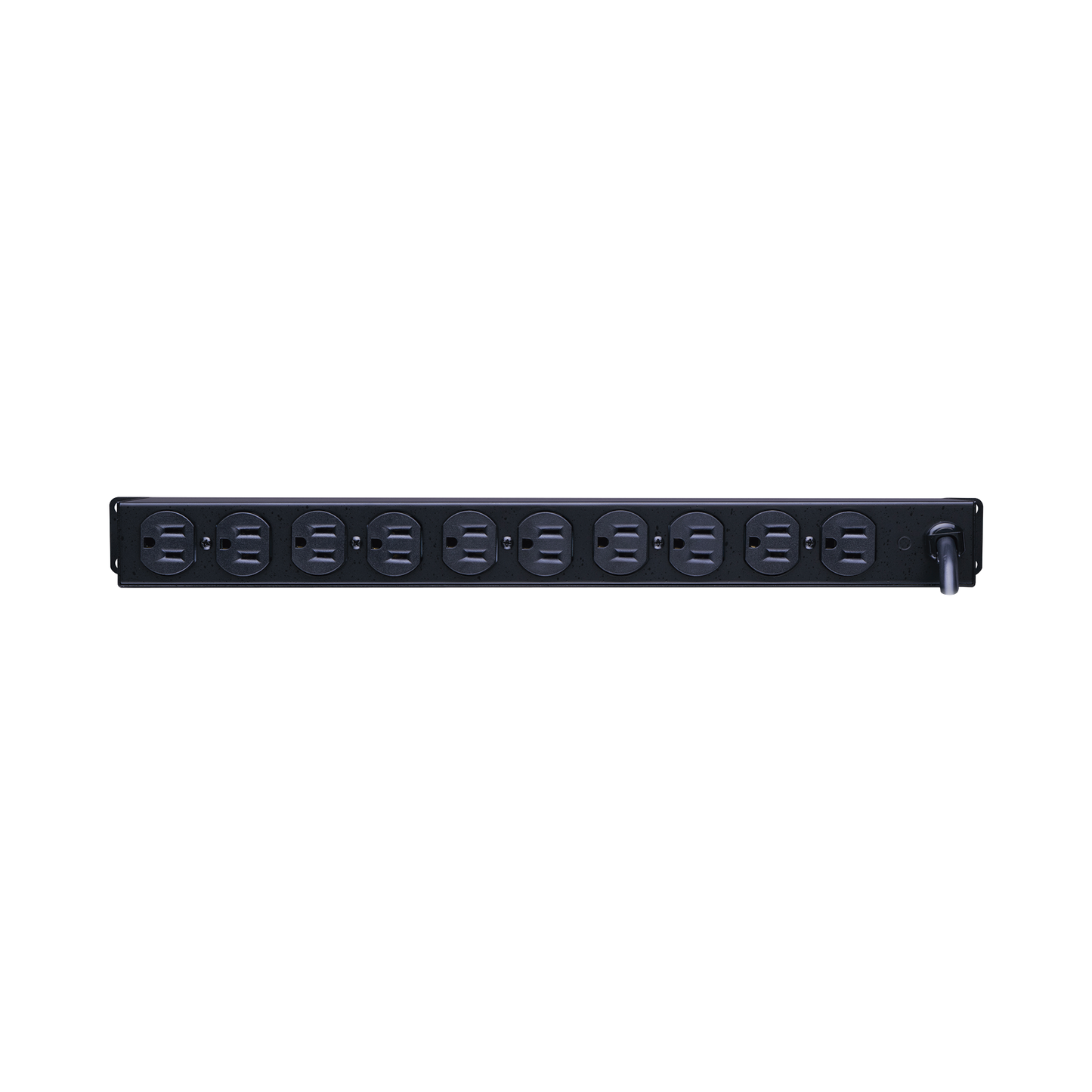 Reliable PDU for Basic Energy Distribution with 10 Outlets NEMA 5-15R Rear,  1 Rack Units