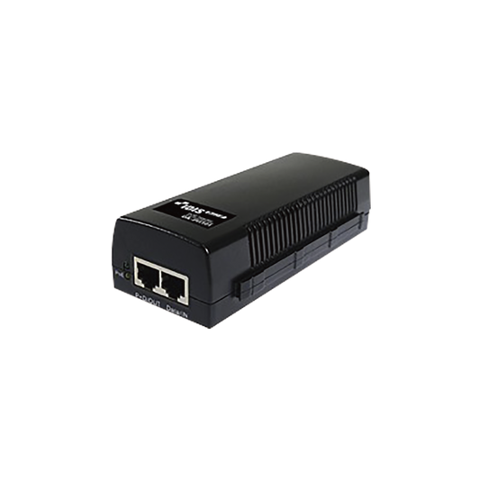 Reliable Single Port PoE Injector Direct IP, IEEE 802.3af/at - 10/100/ BASE T