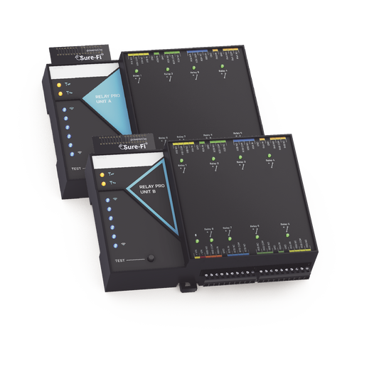 Best Relay Wireless Bridge / 8 Relays / Traverse up to 1 mile of construction or material