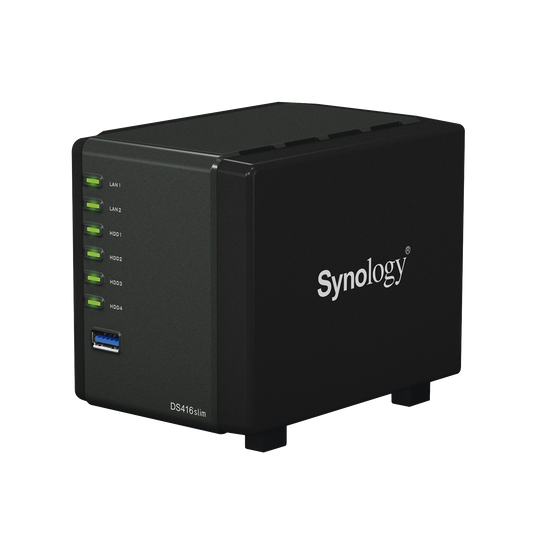 Advanced 4-bay Desktop NAS Server, up to 2TB per Hard Drive (2.5")