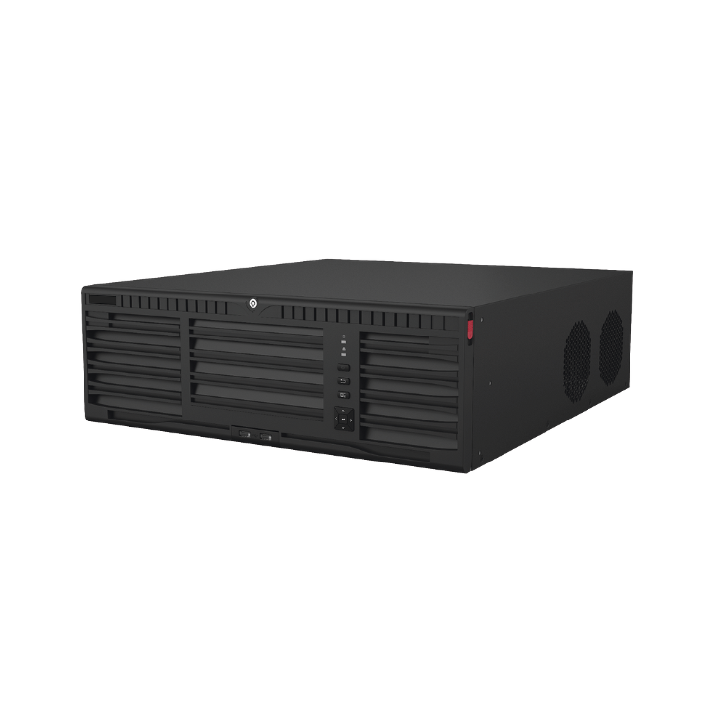 Reliable [Double Decoding Power] 32 Megapixel (8K) NVR / 64 IP Channels / Supports SENSEPLUS Cameras / 16 Hard Drive Bays / 2 Network Cards / Supports RAID with Hot Swap / HDMI in 8K / Supports POS