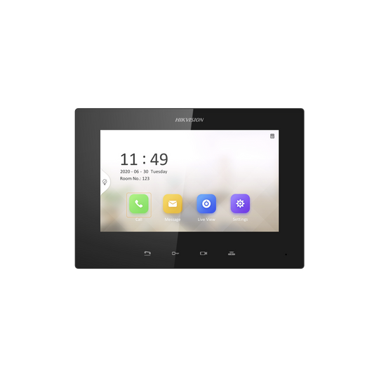 Advanced IP Intercom Monitor (Non-touch Screen) / Remote Door Opening and Real-time Camera Monitoring / Standard PoE