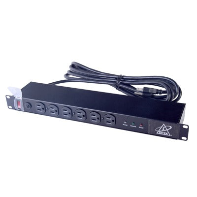 Best 120VAC Surge Protector, Controllers, 15A, 12 Outlets, Video Surveillance Equipment, Voice Systems, 1U Rack Mount, Rack Mounted Servers