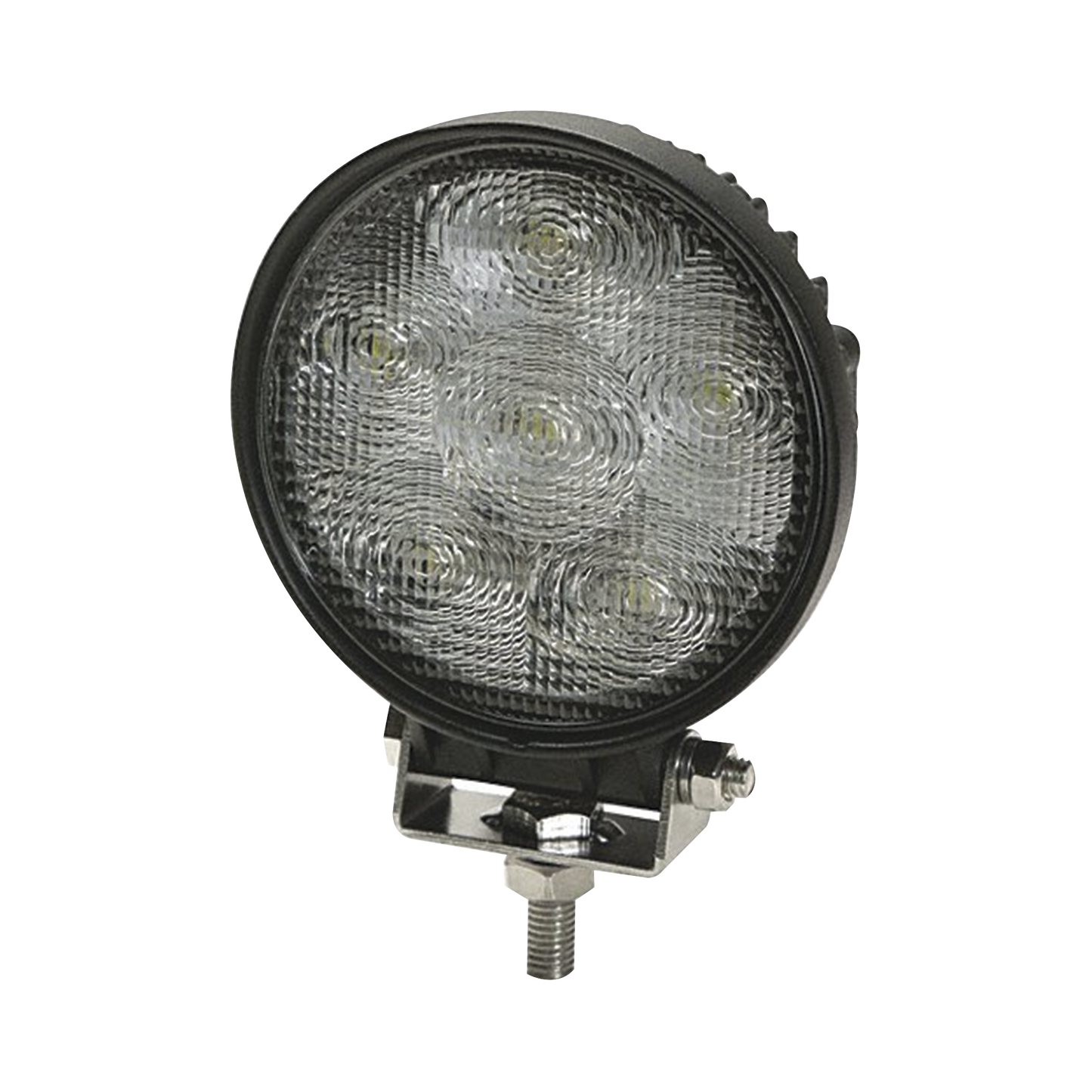 Reliable LED, ECCO Flood Light: 700 lm Lumens - Vehicle Lighting, 4 in Ht - Vehicle Lighting, Round, Pedestal