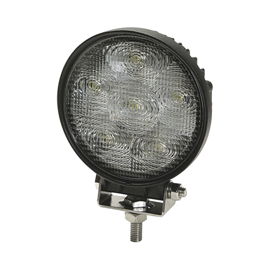 Reliable LED, ECCO Flood Light: 700 lm Lumens - Vehicle Lighting, 4 in Ht - Vehicle Lighting, Round, Pedestal