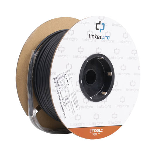 Best 328 ft (100 m) Drum of Fiber Optic Single-mode with LC-LC Duplex Connectors