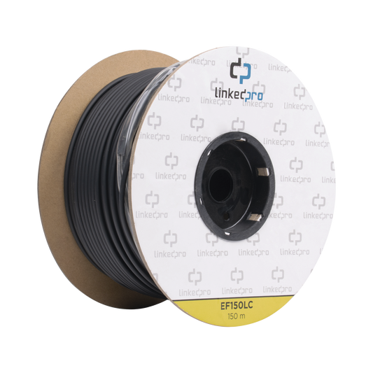 High Performance 492 ft (150 m) Drum of Fiber Optic Single-mode with LC-LC Duplex Connectors