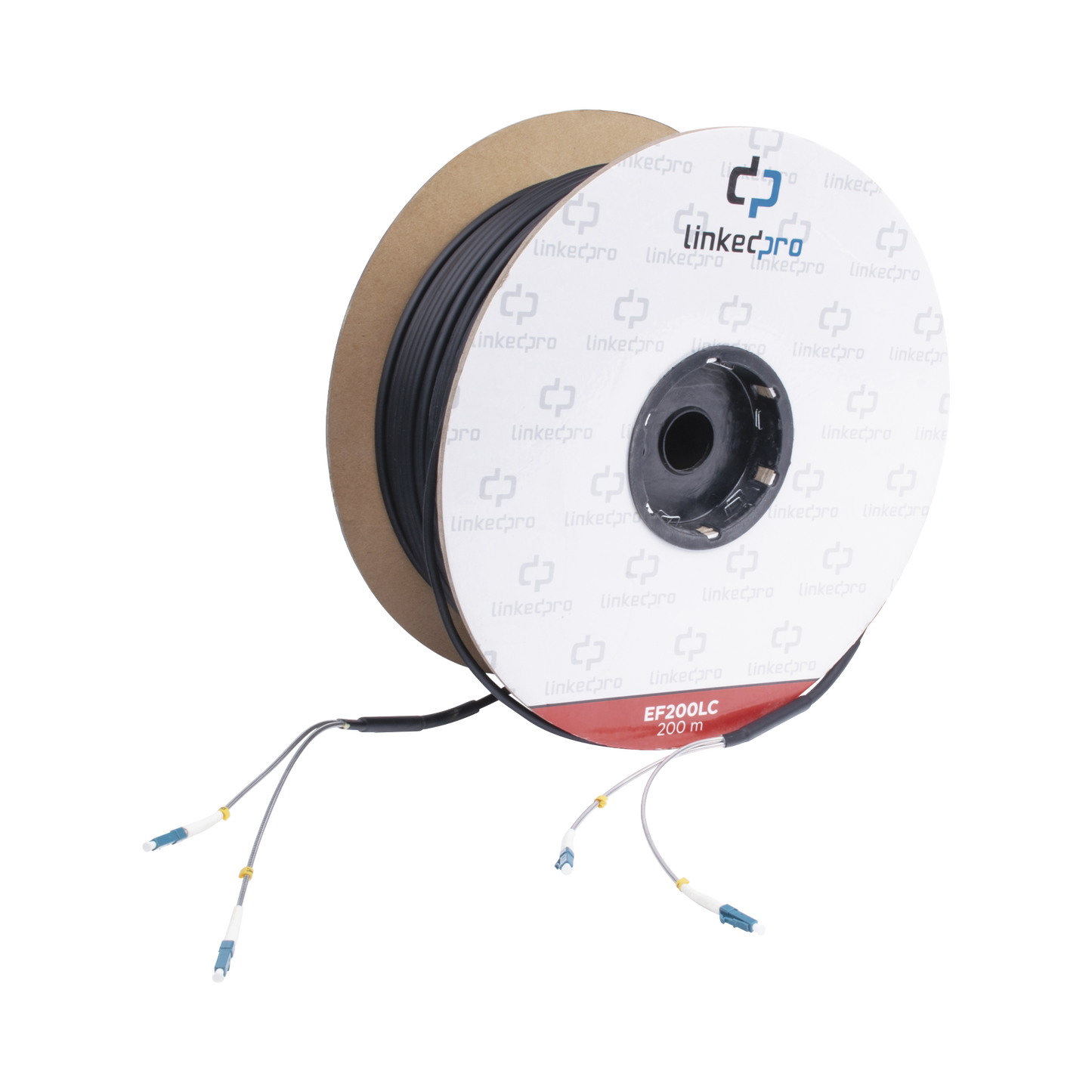 Top Quality 656 ft (200 m) Drum of Fiber Optic Single-mode with LC-LC Duplex Connectors