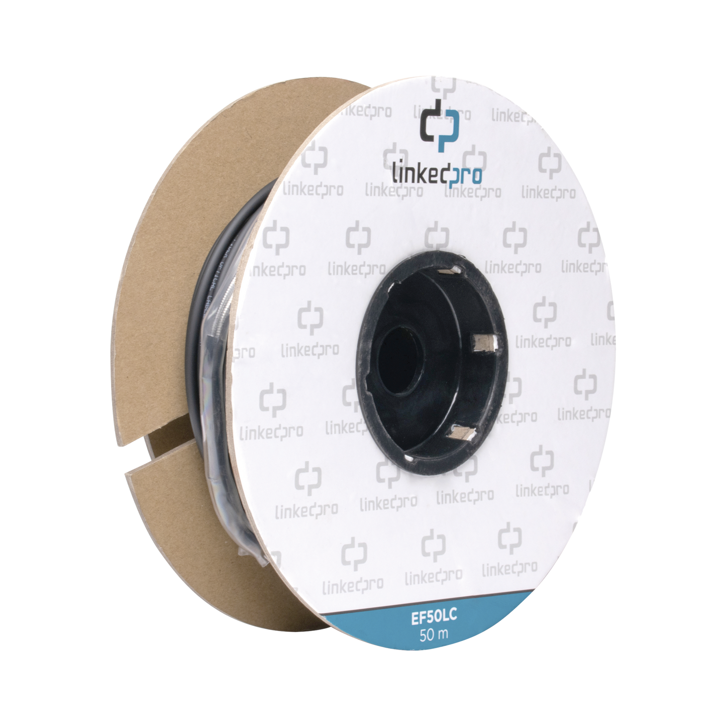 Reliable 164 ft (50 m) Reel of Fiber Optic Singlemode with LC-LC Duplex Connectors