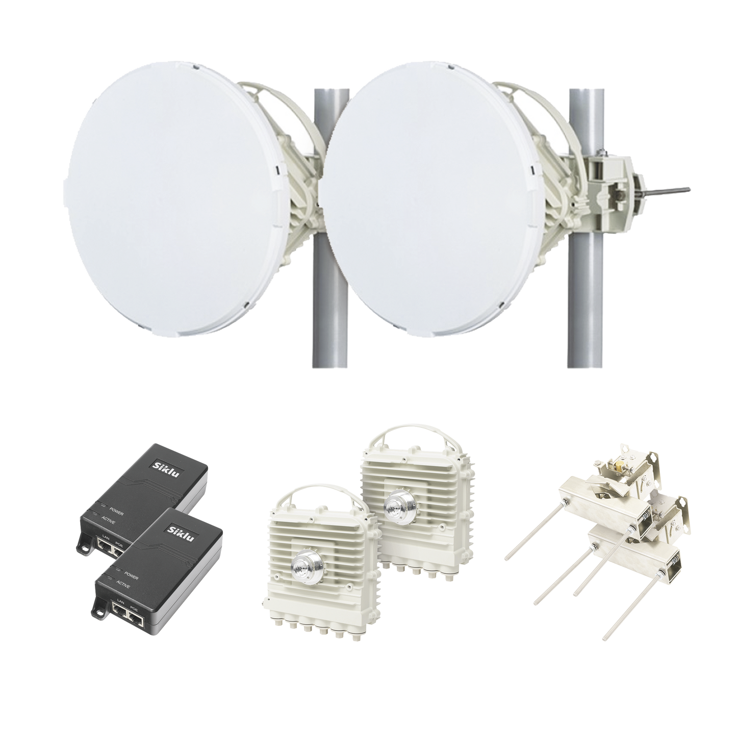 High Performance Full link EH-1200-FX with 1-foot Antennas / 1 Gbps Full Duplex Antennas