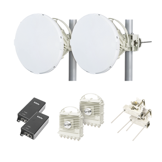 High Performance Full link EH-1200-FX with 1-foot Antennas / 1 Gbps Full Duplex Antennas