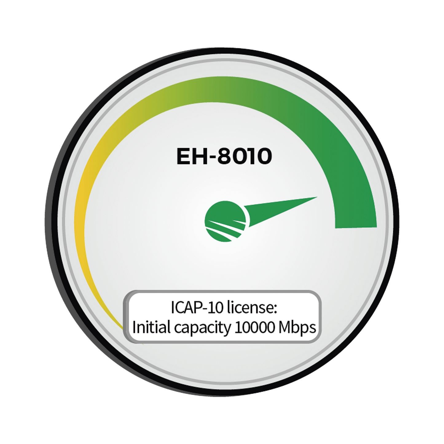 Advanced Initial capacity 10,000 Mbps (10Gbps)