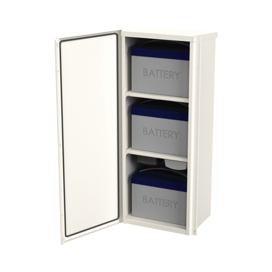 Reliable Security Cabinet for 3 Batteries PL110D12 (400 x 1060 x 300 mm)