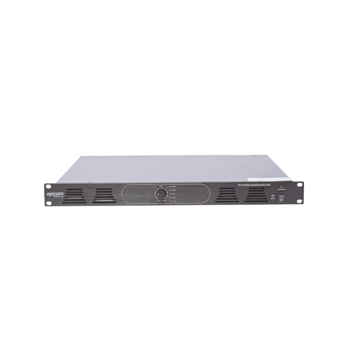 Reliable Single Channel Class D Amplifier | 500W | 100V / 4-16Ω Output | 1U rack height