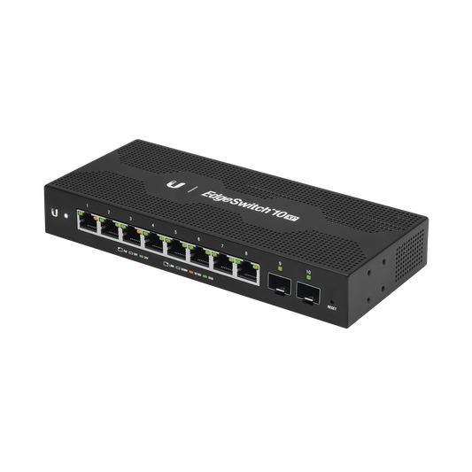 Best EdgeSwitch 10X with PoE Passive 24VDC + 2 Ports SFP