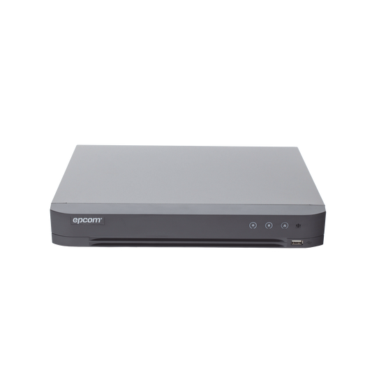 Advanced 4 Megapixel DVR / 16 Channels TURBOHD + 8 IP Channels  / 1 Hard Disk Bay / Coaxitron Audio  / Avoid False Alarms / Video Output in Full HD