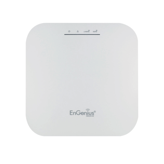 Best WiFI 6 Access Point, Supports PoE 802.3af, Mesh Mode, Up to 1,200 Mbps (5 GHz) and 574 Mbps (2.4 GHz), Compatible with 802.11a/b/g/n, 2x2 in 802.11ax