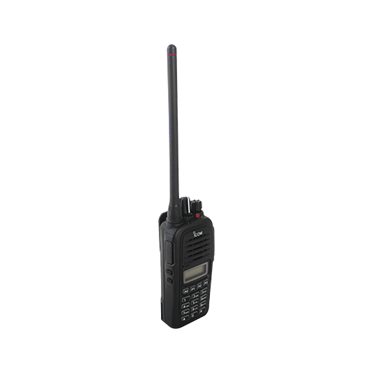 Reliable VHF Analog Portable Radio with DTMF keypad, 128 Channels, IP67 Submersible, Includes Rapid Desk Charger BC213, 5W, 136-174 MHz