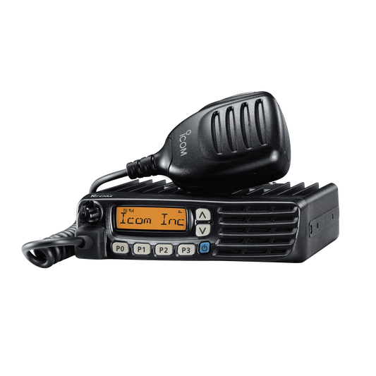 Reliable Microphone, 5 Tones, 45 W, power cable and mounting bracket included., 450-512MHz, 128 Channels with 8 Character Display comes with MDC-1200 Signaling, Analog Mobile Radio, DTMF