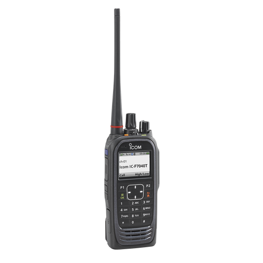 Reliable Portable UHF 10-key type Radio, Sumbmersible IP68. Compatible with P25 Conventional and Trunking., 1024 Channels, 3W, 700-800MHz