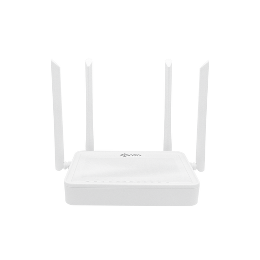 Affordable 4 Ethernet ports 10/100/1000, 2.4GHz/5GHz 802.11 b/g/n/ac/ax, 2 TEL (POTS) ports, XPON, Wi-Fi 6 ONU, GPON: Up to 2.488Gbps/1.244Gbps