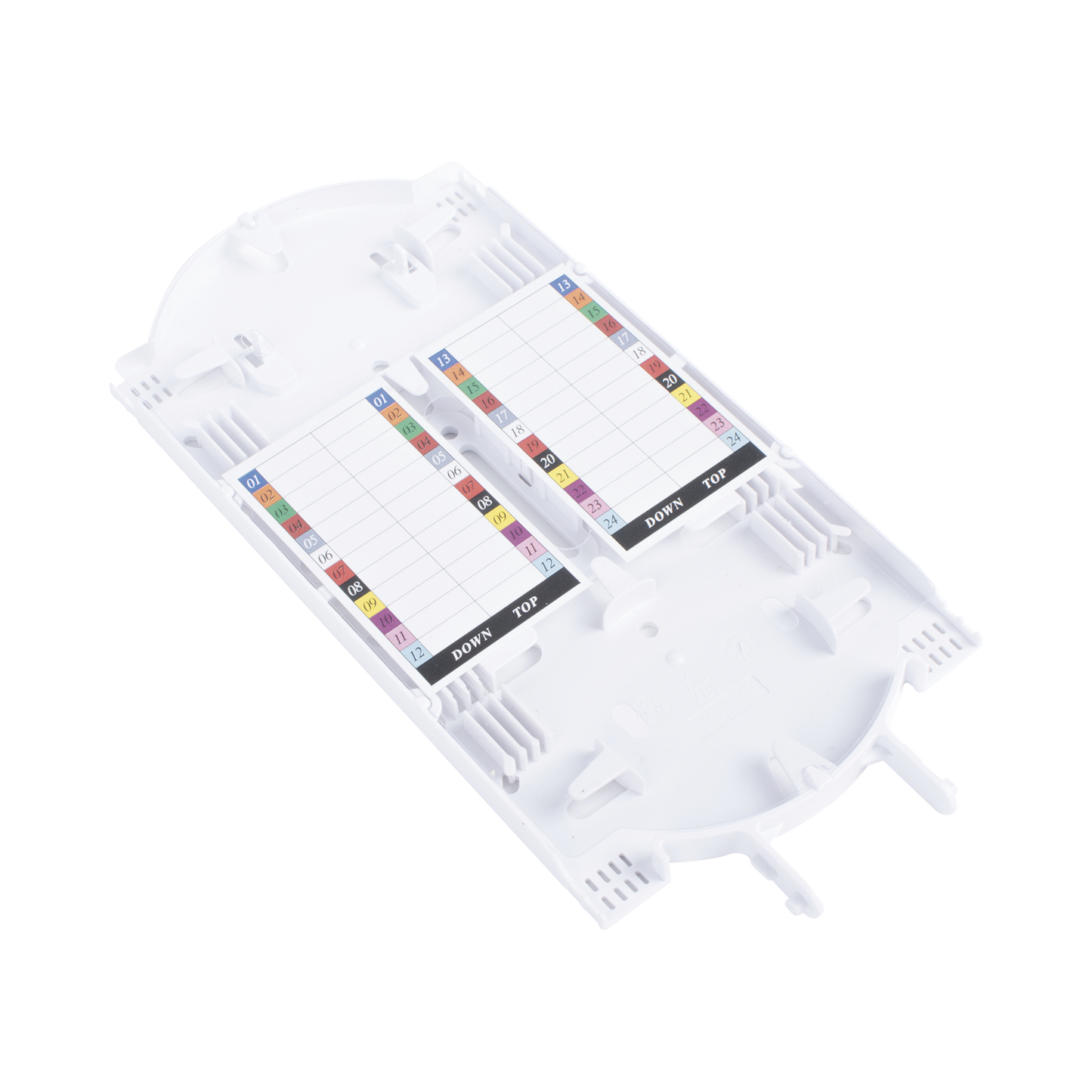 Top Quality Fiber Optic Splice Tray, Compatible with LPSC-220J-C104, 24 fusion splices