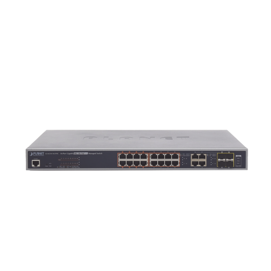 Reliable Switch Managed 16-Port 10/100/1000T Ultra PoE + 4-Port Gigabit TP/SFP Combo