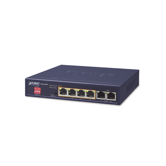 Top Quality Desktop Switch Unmanaged 4-Port 10/100/1000T 802.3at PoE + 2-Port 10/100/1000T