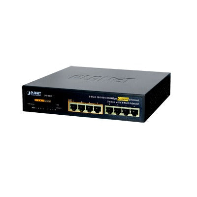 Affordable 8-Port 10/100/1000 Mbps with 4-Port 802.3af/at PoE Gigabit Ethernet Switch