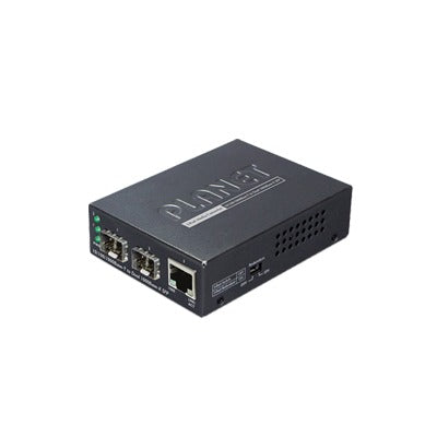 Best Media Converter with Dual 1000BASE-FX/SX/LX SFP Ports and 1000Base-T Ethernet Port