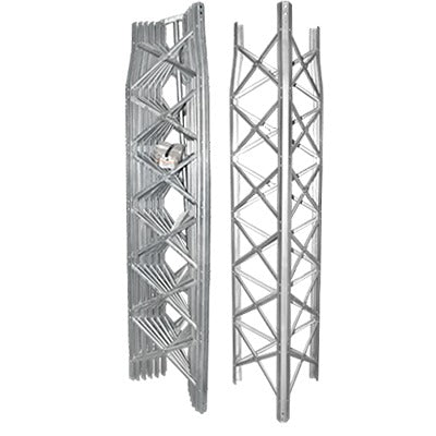 Reliable 5 Pre-assembled Sections, Hot-dip Galvanized (6 ft² @ 70.7 MPH)., 40 ft Self-support Tower