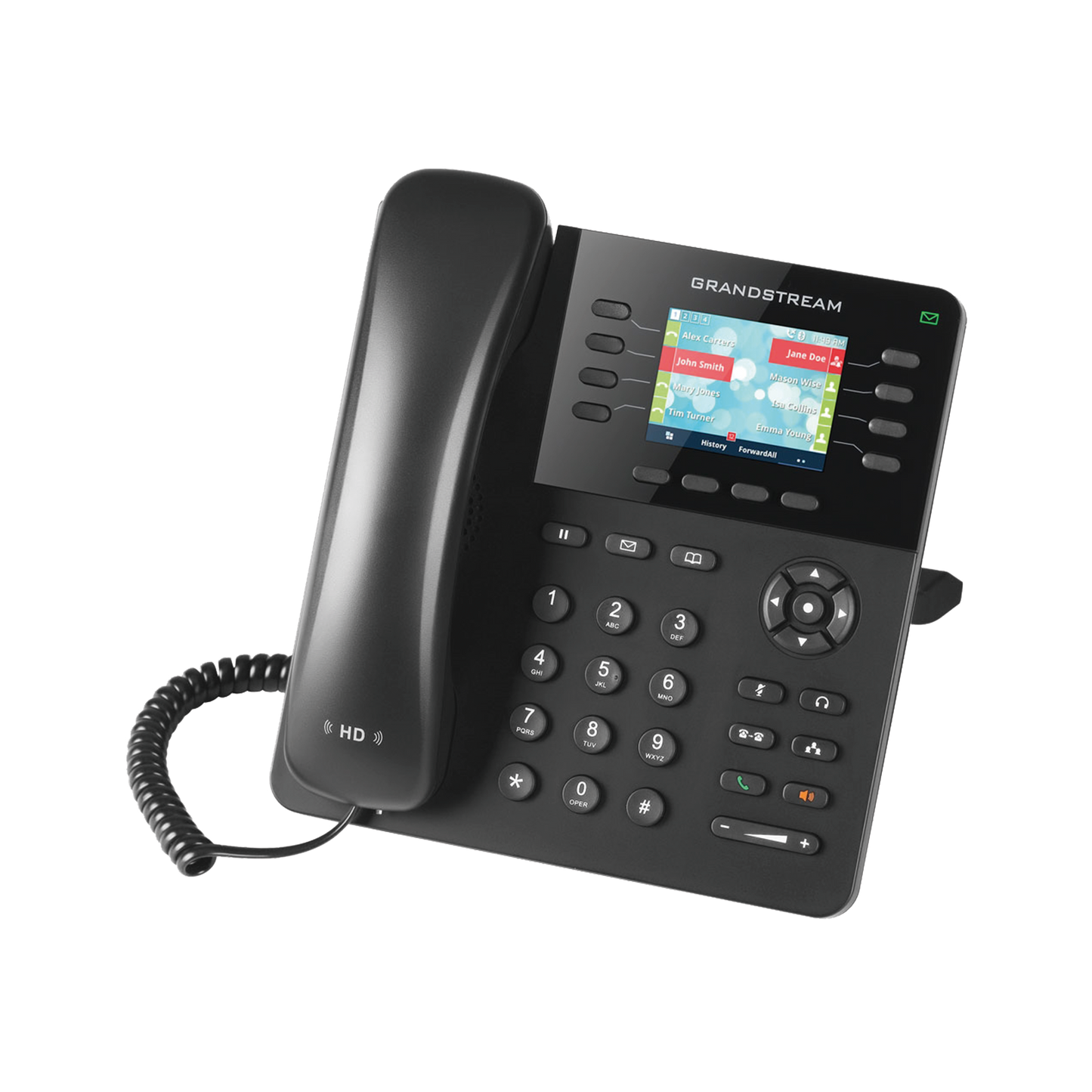 High Performance Supports 8 Lines VoIP & 4 Function Keys, Enterprise IP Phone with Gigabit Speed