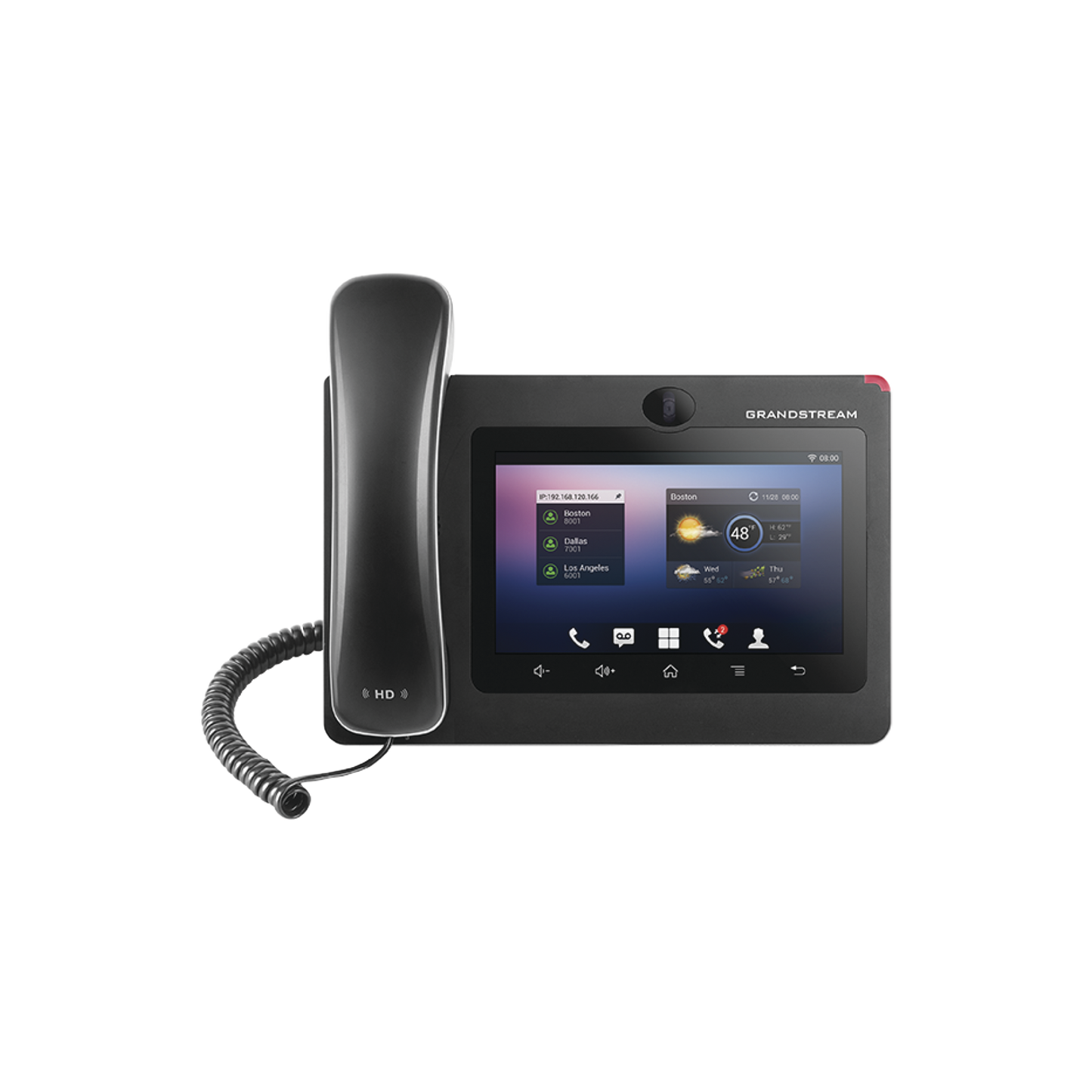 Top Quality IP Phone GrandStream Business for Video Conferencing with Android 7