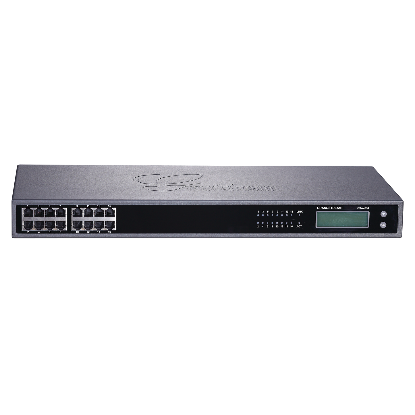 Reliable Grandstream 16-Port FXS Analog VoIP Gateway, 1 50-pin Telco with Rackmount