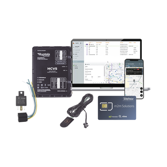 Best 4G LTE Tracker Kit CATM1/ Includes 1 MICROSIM30M2M / 1 VOUCHER1M / 1 EPCOMGPSMONTHLY / RELAY / SOS Button